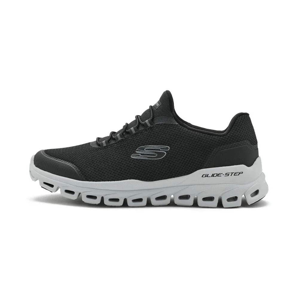 Skechers Glide-Step Noltek 233016W-BKGY Sneaker Men's 11 D Black Shoes ZOGG3695